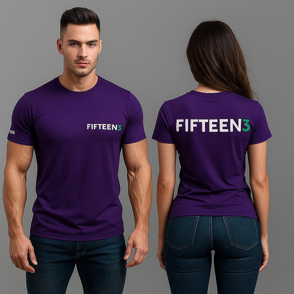 FIFTEEN3 Performance Tee- Purple